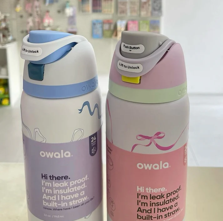 Owala FreeSip Bottle - Pink Bow ๐๐