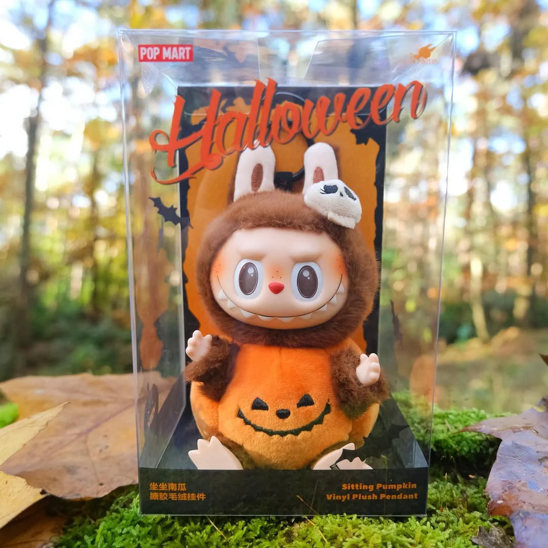 Happy Halloween Party Series - Sitting Pumpkin Labubu