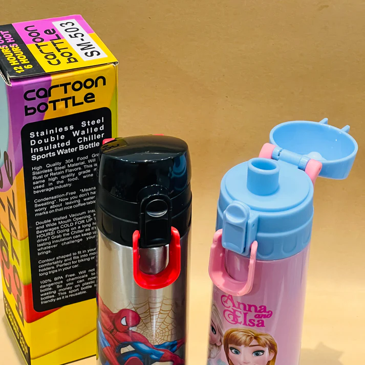 Printed Steel Bottle - 500 ml (Pack of 1)