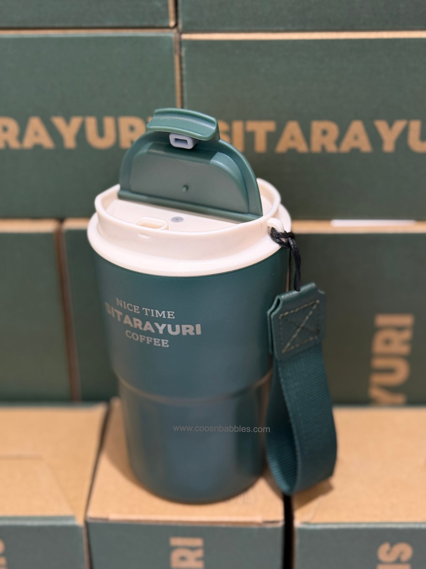 Sitarayuri Coffee Mug | Spill-Free (360 ml)