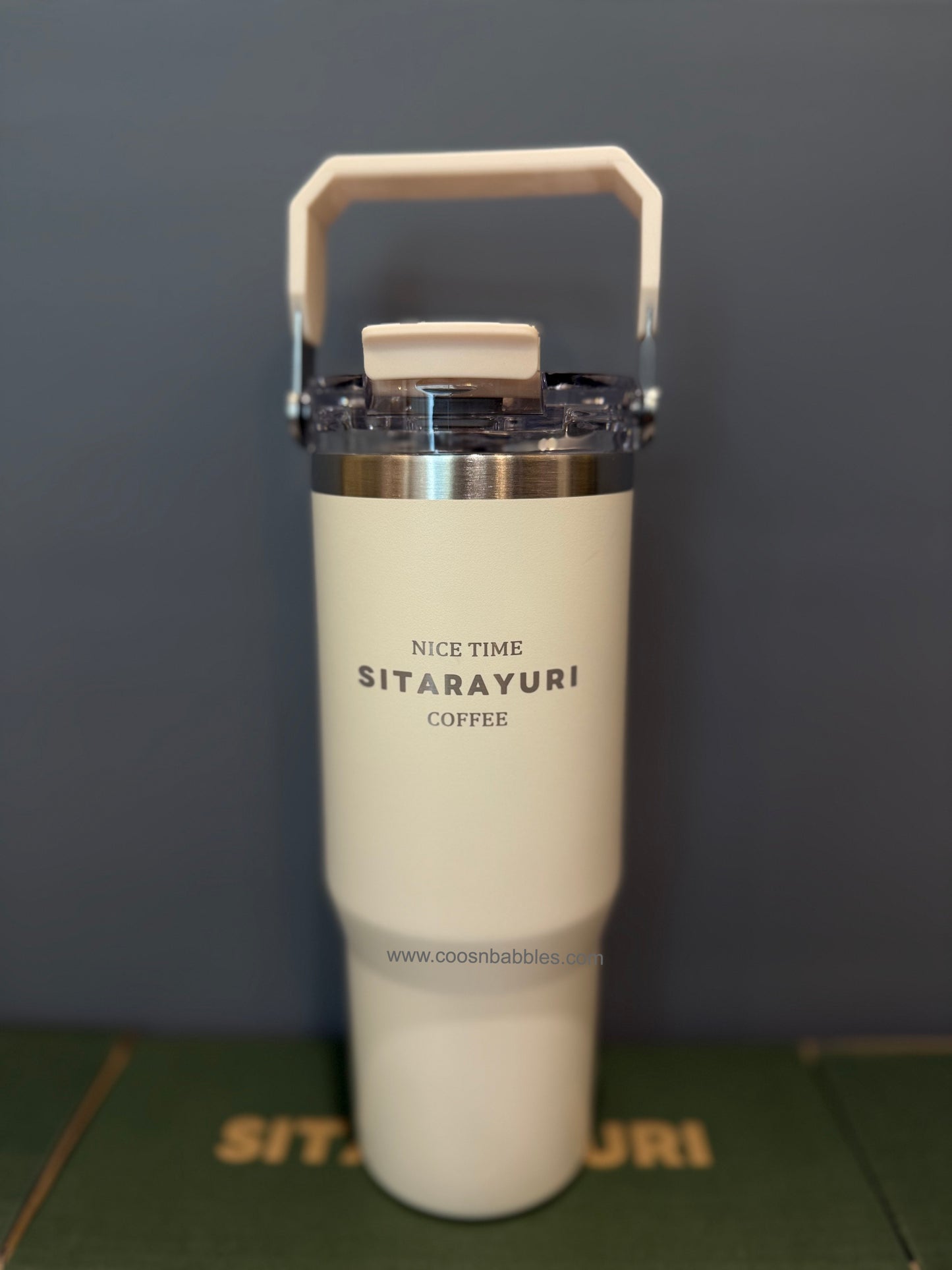 Sitarayuri FlipStraw Premium Tumbler - Spill Free (900 ml)