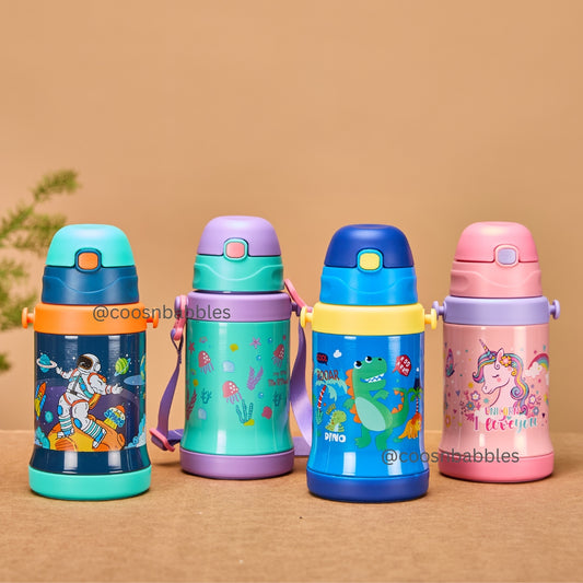 Hot and Cold Stainless Steel Sipper Bottle (450 ml)