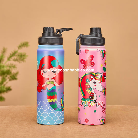 Zippy Toon – Stainless Steel Cartoon Bottle | Hot & Cold | 900ml