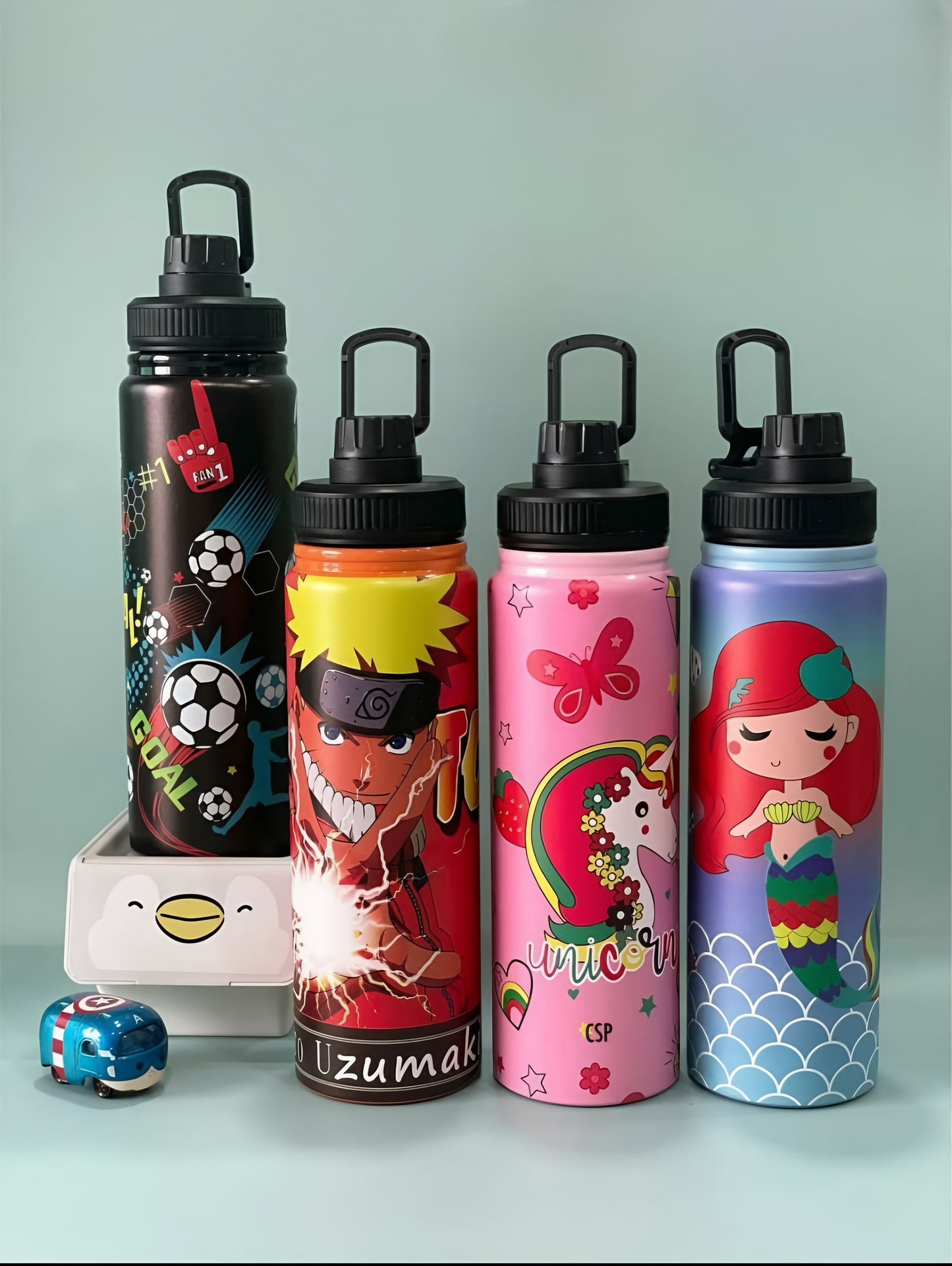 Zippy Toon – Stainless Steel Cartoon Bottle | Hot & Cold | 900ml