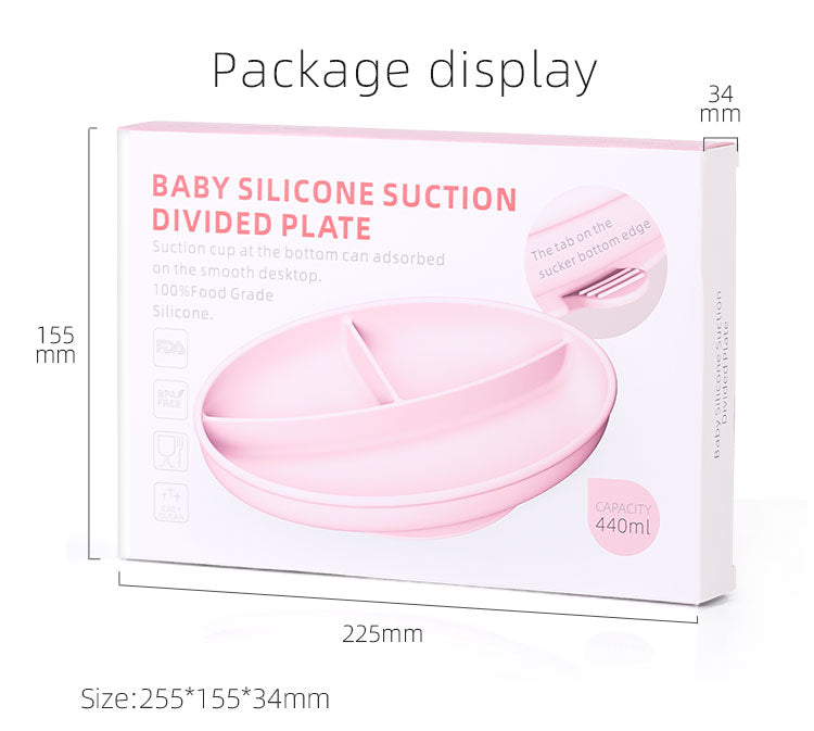 Baby dish with suction cup bottom deals