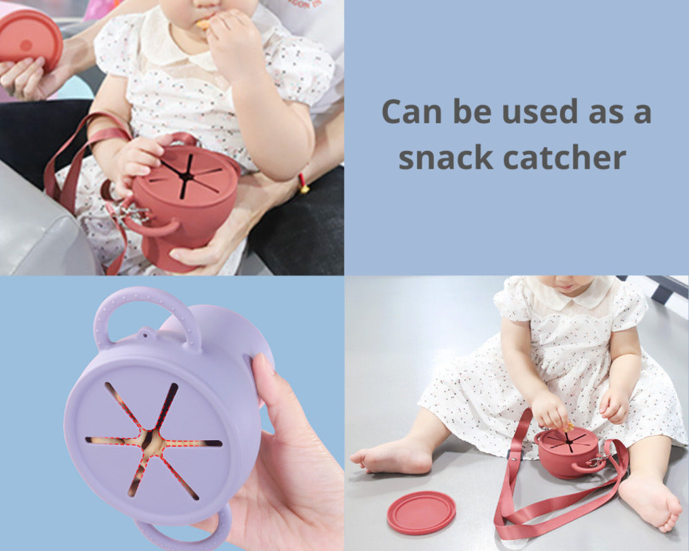 2-in-1 Snack Catcher Cum Sippy Cup